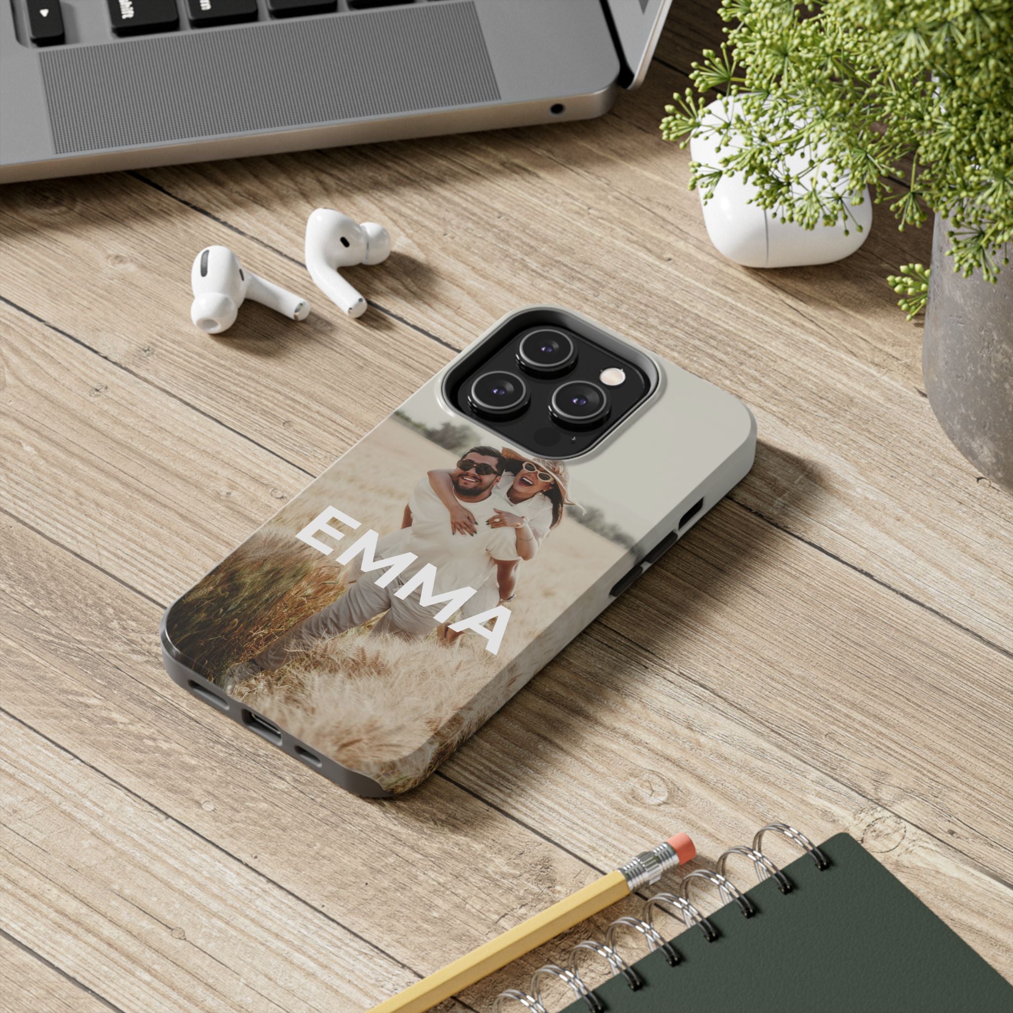 Custom Photo iPhone Case - Add Your Picture & Name | Personalized Gift for iPhone Users